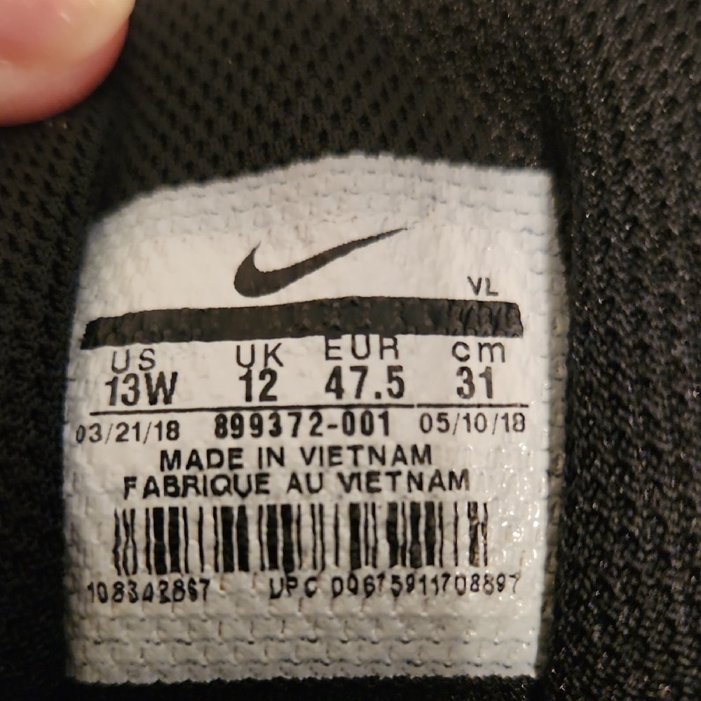 Nike Alpha Menace Shark Football Cleats, Mens 13W - Picture 2 of 10
